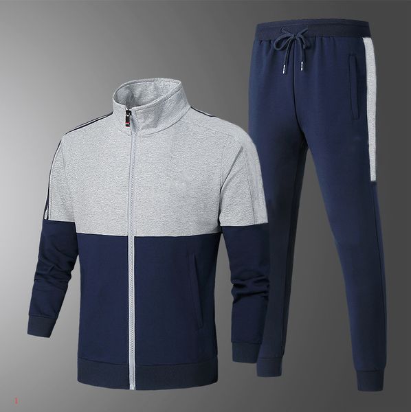 

tracksuits for mens sportswear with letters autumn tracksuit long sleeve casual designer jacket + jogger pants suit 3 colors zwn262, Gray