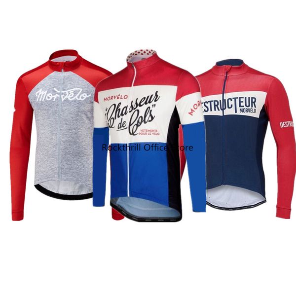 

cycling jersey spring/autumn team morvelo long sleeve mens cycling jersey ropa ciclismo bike bicycle clothes clothing 2019, Black