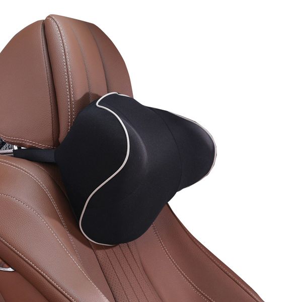 

new protective headrest neck pillow comfortable space memory cotton padding relax neck muscles fit for most cars