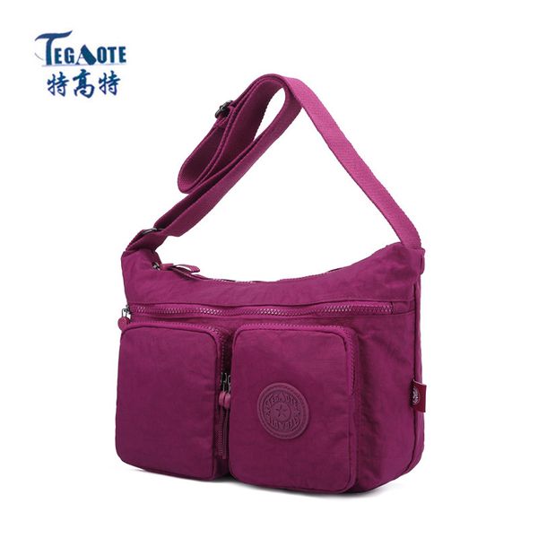 

ткань сумка малый нейлон водонепроницаемый косой satchel женский мужской сумка простой joker одно плечо рука