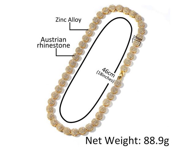 

selling designer luxury bling conic gold-plated hip-hop necklace jewelry fashion personality aggressive diamond gold silver necklace