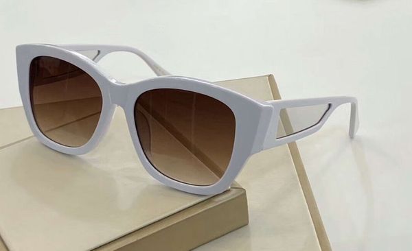 

women glasses white frame 5429 sunglasse brown shaded gafas de sol fashio sunglasses shades new with box, White;black