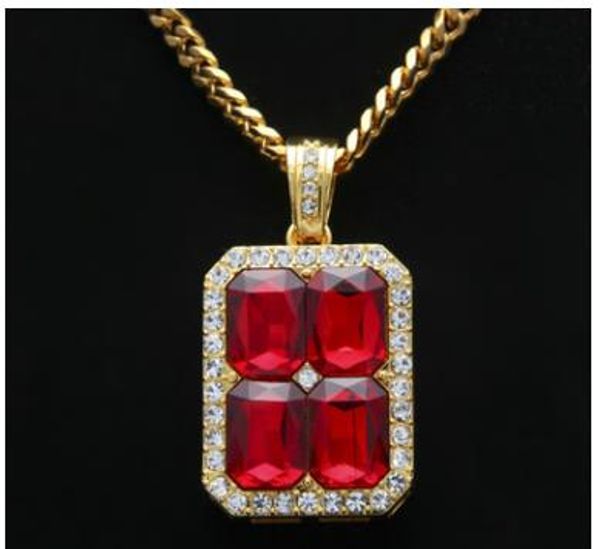 

explosive european and american fashion attractive hip-hop diamond necklace stitching multi-color gemstone popular boutique pendant jewelry, Silver