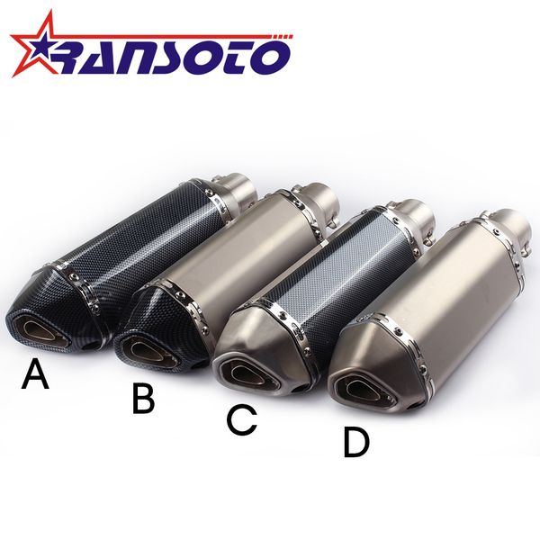 

ransoto universal 38-51mm motorcycle exhaust muffler