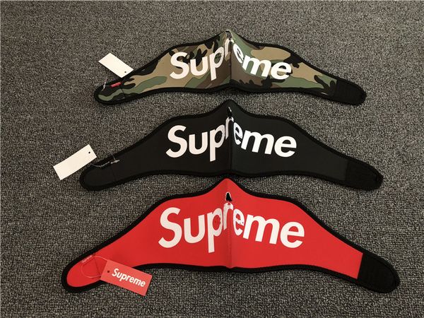 

14AW неопрена маска маска для лица красный черный камуфляж маски для лица Sup хип-хоп маски