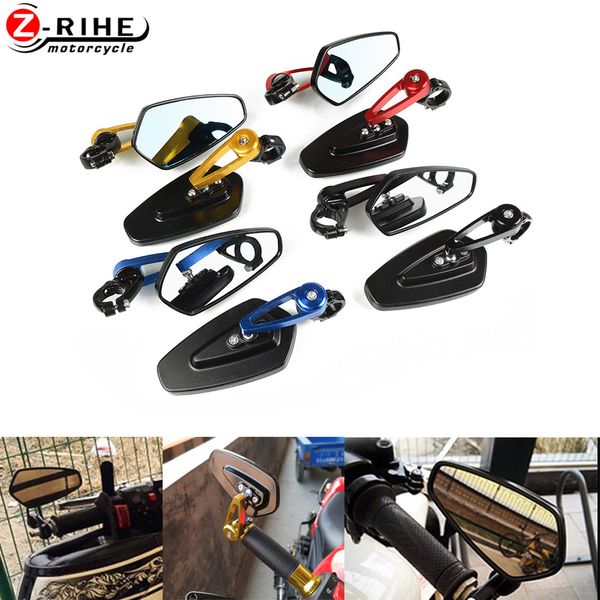

for b-king gsx1300bka r600 yamaha 7/8" 22mm universal motorcycle rearview mirror handle bar end side mirrors