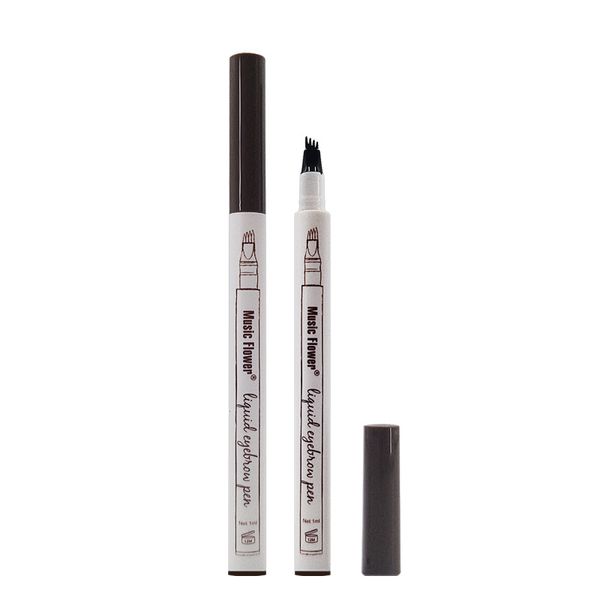 

wholesale 4-fork micro eyebrow pencil 4 pointed liquid eye brow pen waterproof natural 4 colors makeup cosmetics