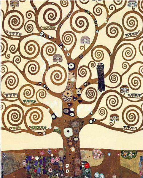 

gustav klimt - der lebensbaum home decor handcrafts /hd print oil painting on canvas wall art canvas pictures 200107