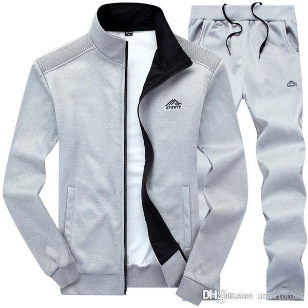 

2019 fashion sweat suits designer tracksuit casual brand sportswear mens tracksuits hoodies mens clothing tracksuit men, Gray