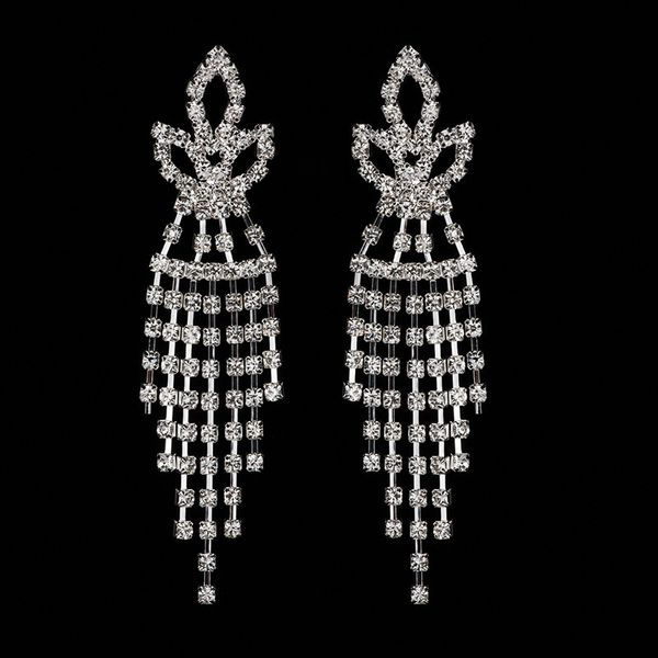 

earrings crystal rhinestone earring diamond jewelry temperament woman fund accessories, Golden