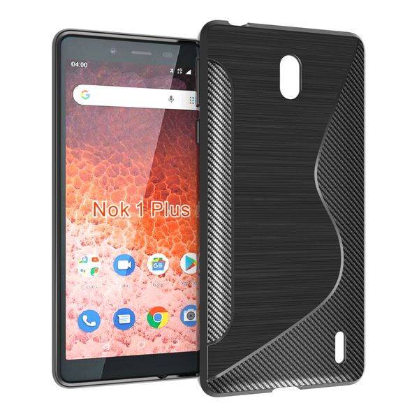 

for nokia 1 plus cover ns line tpu gel skin cover soft shockproof case