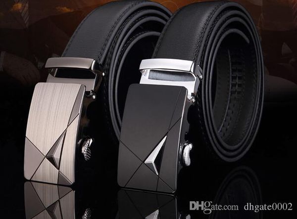 

mens designer belts big buckle belts men luxury buckle belt fashion mens genuine leather belts with box, Black;brown