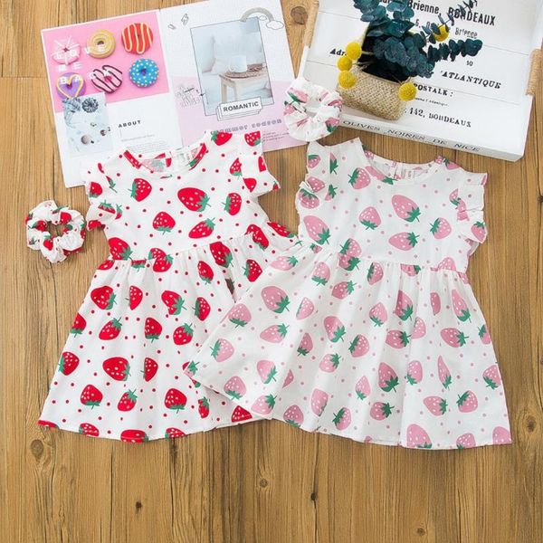 

2020 girl baby dress clothing casual kids clothes floral dress for baby infant outfit vestido menia bohemian beach dresses, White
