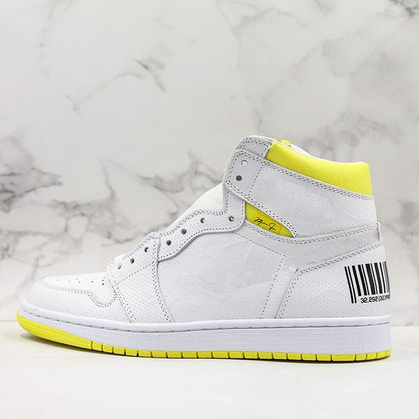 

update yellow sole mens basketball shoes 1s brand designer trainers shoes 2019 fashion sports sneakers with quality