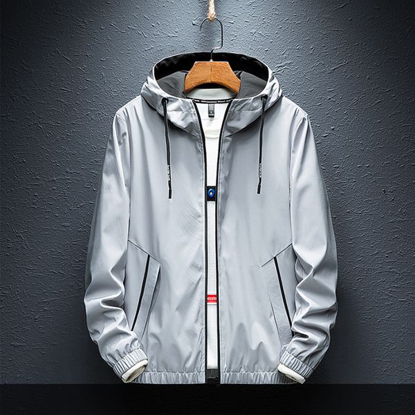 

jacket men windbreaker 2019 spring autumn fashion jacket men's hooded casual jackets male coat thin men coat, Black;brown