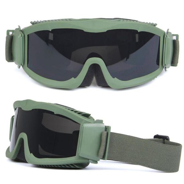 

военные тактические очки очки пейнтбол стрельба wargame защита glassesglacier лыж aviator очки велоспорт очки