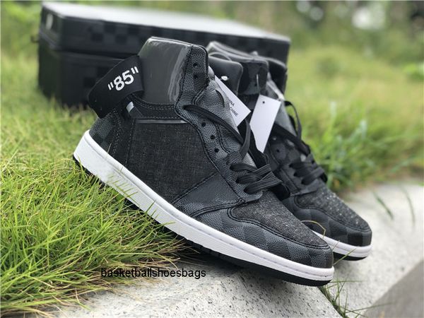 

box suitcas with 2019 off 1 sneakers grey white 1s man authentic quality basketball shoes off real leather