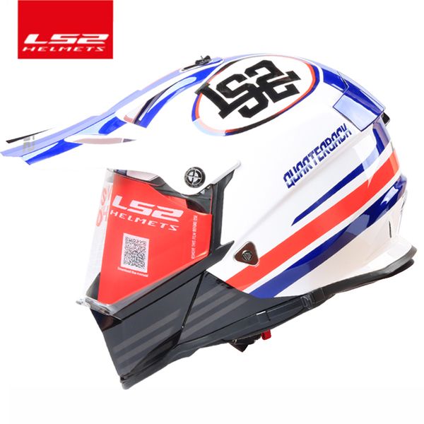 

pioneer ls2 mx436 motorcycle helmet double lens motocross rally off-road helmet capacete motoqueiro motocross