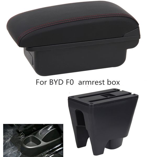 

for byd f0 fo armrest box central store content box products interior armrest storage car-styling accessories part 08-16