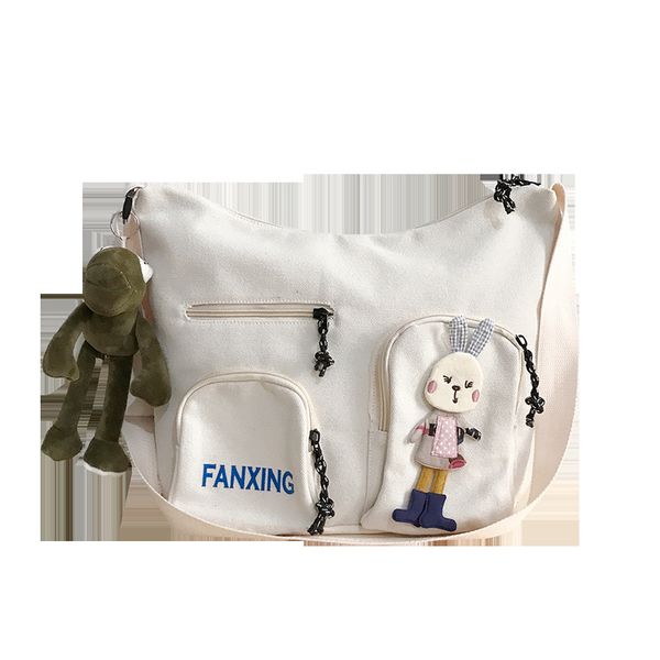 

capacitycanvas женщины сумки на ремне, хлопок tote shopper bag chic eco многоразовые сумки ткани посланник мультфильм карманы