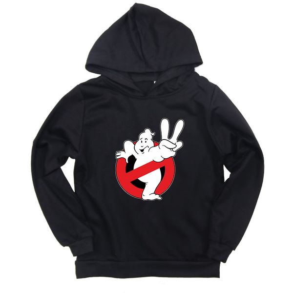 

kids hoodies ghostbuster print toddler spring autumn baby sweatshirts casual boys girls hoodie children clothes moletom infantil, Black