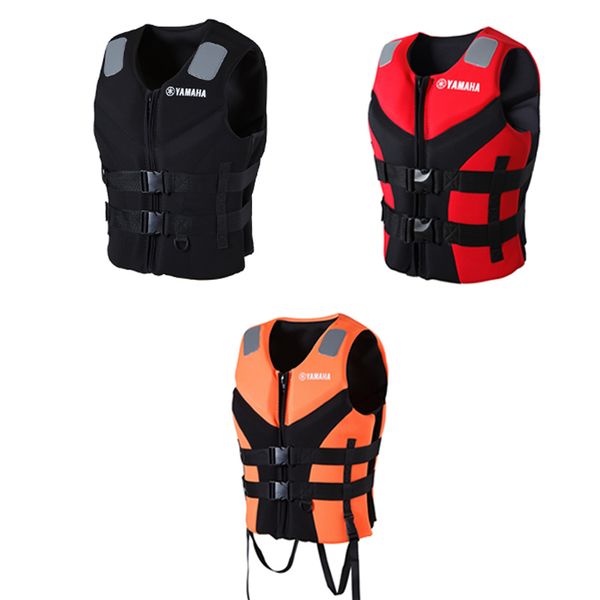 

woman men rowing aid neoprene life vest surfing boating water with test report