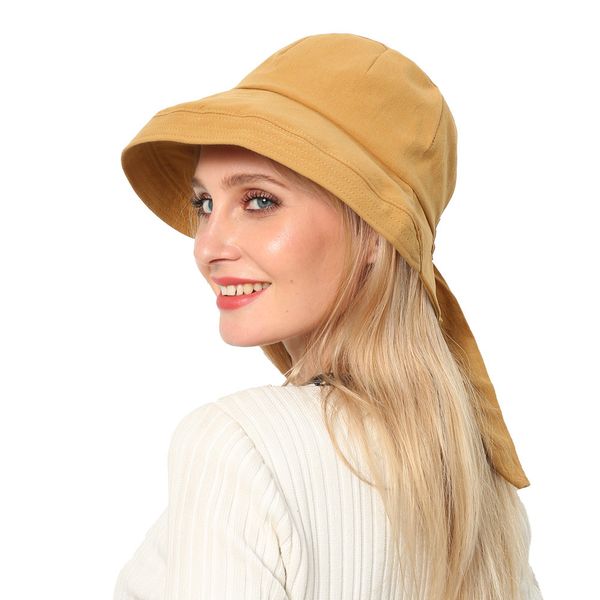 

women summer large wide brim floppy foldable sun beach hat lace up female girl plain anti-uv sun visor floppy fisherman hat#4, Black;white