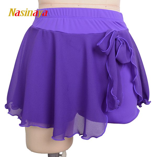 

nasinaya figure skating short skirt for girl kids women training dress customized patinaje costume gymnastics ice skating 2