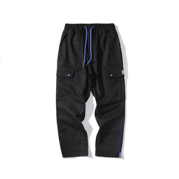 

classic tide brand casual pants mens designer jeans fashion overalls street hip hop pants fashion trend casual pants the new, Black