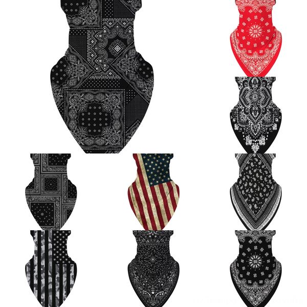 

mtamm flag printing scarf winter face scarf mask washable triangle cycling snowboard mask dust-proof anti-fog bandana, Black