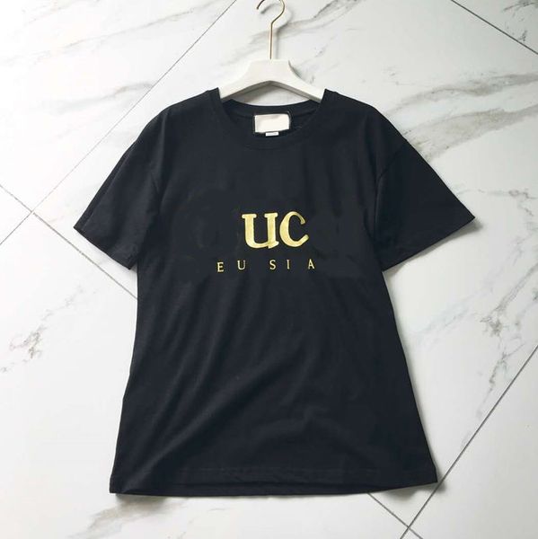 

2020 women designer t shirts brand tees pattens color letters printed short sleeves pattern style luxury girl t shirts1, White