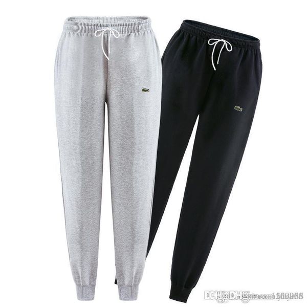 

men's casual pants korean version of sports trousers spring and autumn slacks, Black