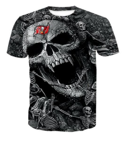 

new fashion mens/womans skull t-shirt summer style funny 3d print casual t-shirt plus size aa0220, White;black