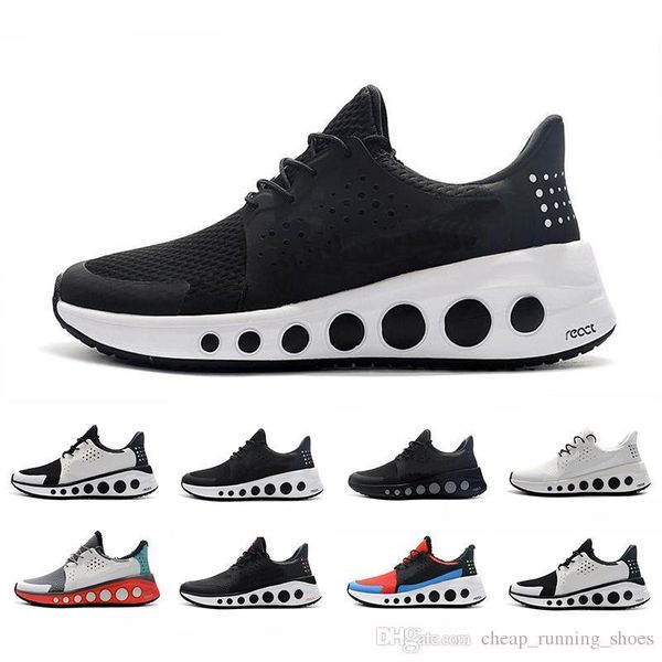 

react cruzrmax mens running shoes black white element luxury designer brand athletic trainer sports for men sneakers 40-45
