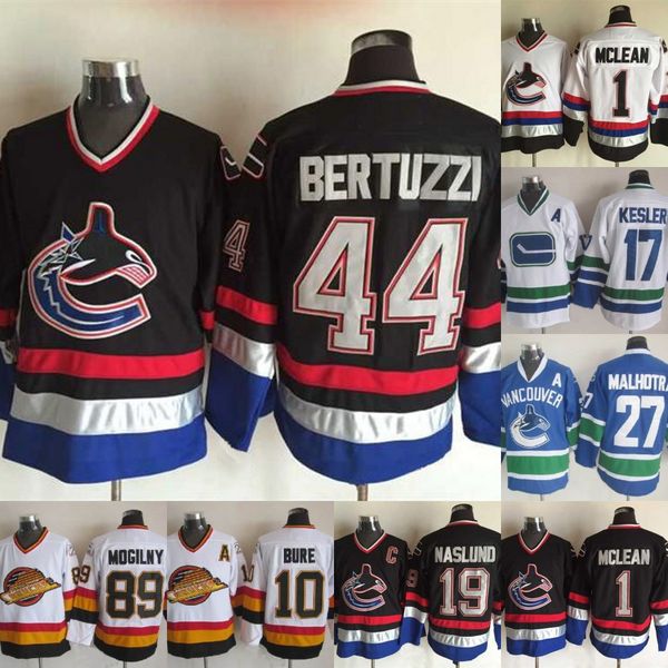 

EDMONTON OILERS 89 Alexander Mogilny 17 Jari Kurri 10 Pavel Bure 16 Trevor Linden 33 Henrik Sedin H.Sedin 1 Kirk McLean Hockey Jerseys