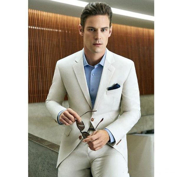 

новый слоновая кость slim fit мужчины костюмы бизнес пром одежда 2 шт. (jacekt+брюки) свадебный жених смокинги жених устанавливает блейзер 1, Black;gray
