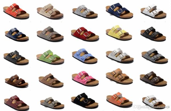 

802 arizona 2018 ell ummer women and men flat andal cork lipper ca ual hoe print mixed color ize 34 46