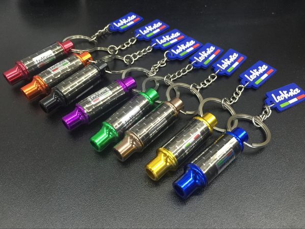 

car personality pendant car motorcycle keychain trinkets auto art exhaust keychain hellaflush modified exhaust pipe accessories