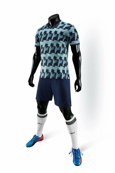 

2019 men training football sets with shorts uniforms reversible football jerseys for that home and away look kits sports b45-12, Black;red