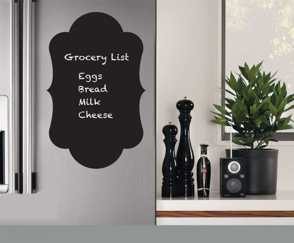 

fridge sticker wholesale decal chalkboard sticker chalk board wall stickers kitchen home decoration wallpaper size 30x50cm