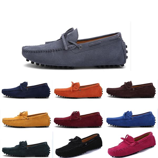 

2020 new men fashion casual shoes espadrilles easy soft light orange chestnut triple black grey red male trainer sneaker outdoor walking