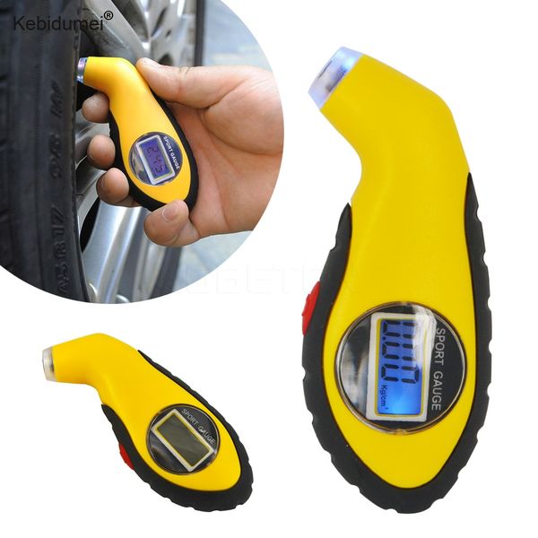 

kebidumei digital lcd car tire tyre air pressure gauge meter manometer barometers tester tool for auto car motorcycle