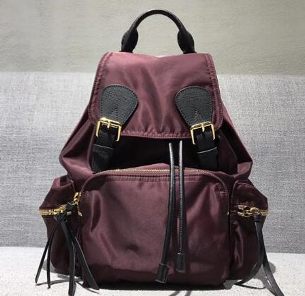 

горячая известный дизайнер моды женщин сумка роскошный мешок бренд высокого качества рюкзак моды британский стиль нейлон оксфорд холст женщи