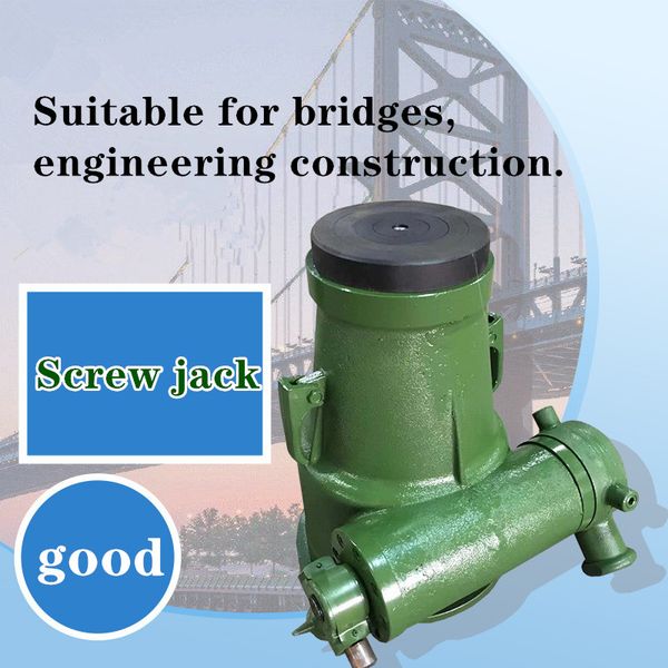 

mechanical screw jack 3-32t gear jack bridge hoisting screw