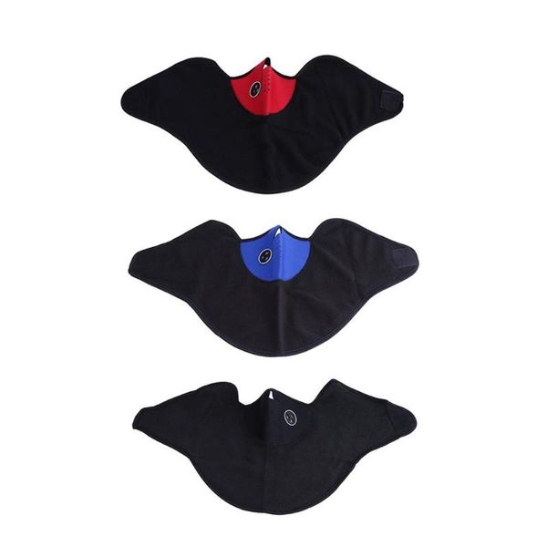 

открытый half face mask велоспорт обложка face hood защита велосипеда ветрозащитный маска зимняя шеи guard шарф теплый лыж, Black
