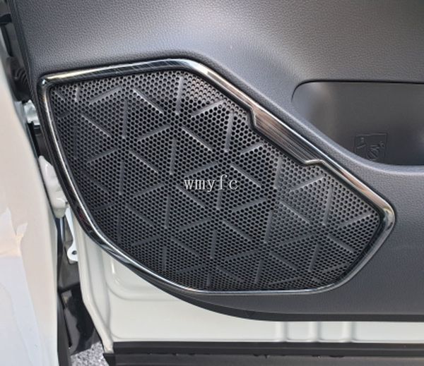 

car accessories parts speaker cover trim side door stereo bezel ring garnish for rav4 rav 4 xa50 2019 2020