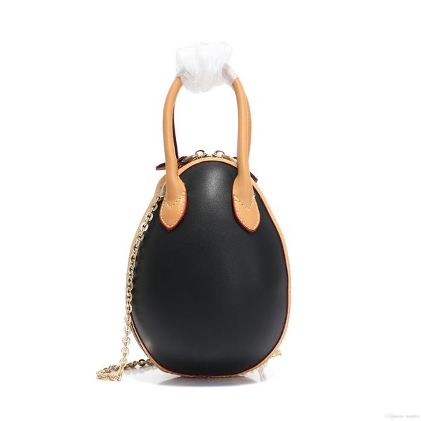 

2019 egg new designer handbags shoulder bags woman's chain bag genuine leather lady messenger bag luxury egg purse new high quality