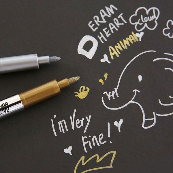 

1pcs metal paint pen marker pens p diy color pen school office supplies stationery ing