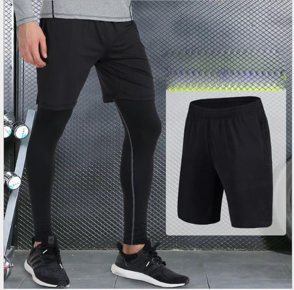 

breathable fitness shorts basketball pants loose training running pants, White;black
