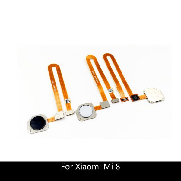 

для xiaomi mi 8 mi8 touch id главная кнопка датчик отпечатков пальцев гибкий кабель замена запасных частей